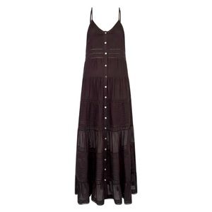 SPELL Dove Lace Strappy Dress Midnight - XXS